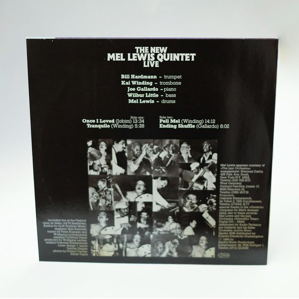 The New Mel Lewis Quintet: Live at Saalfelden (M/VG)